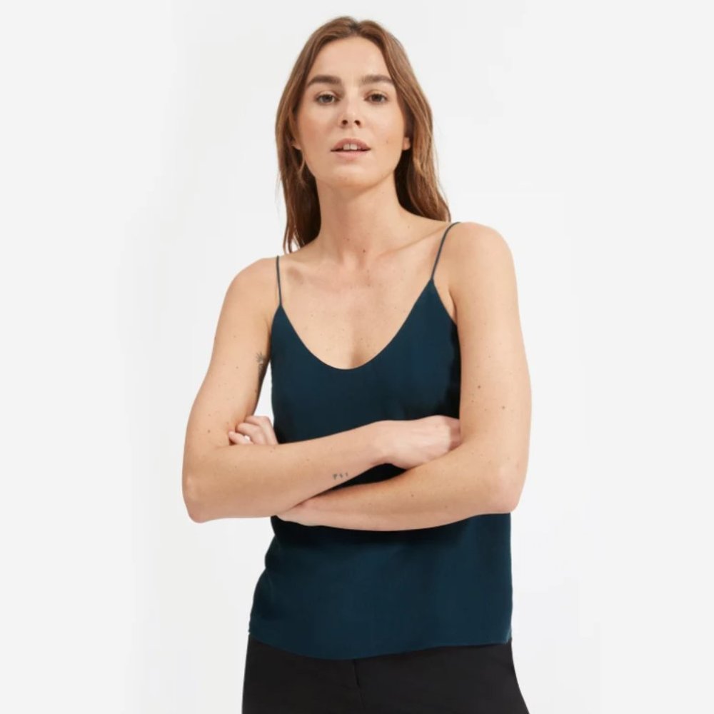 Everlane's The Clean Silk Cami Traditional Retail: